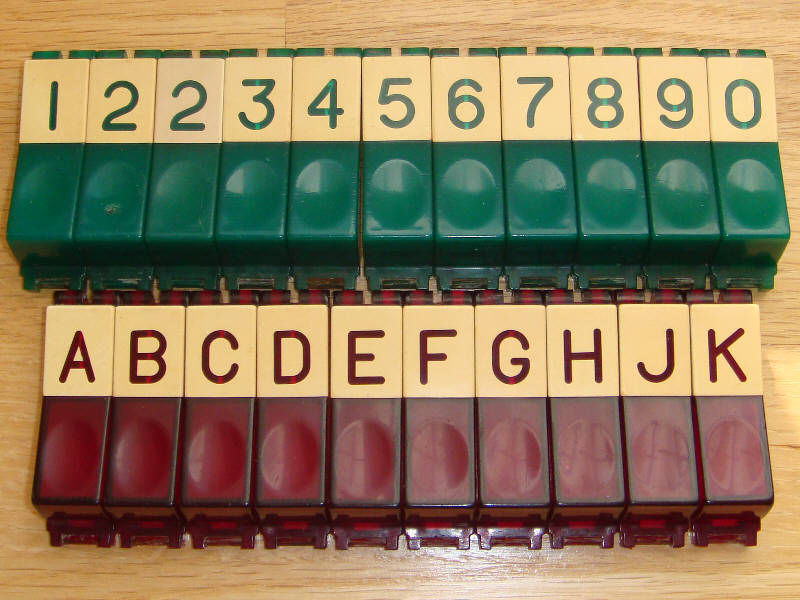 Buttons before Retrobrite